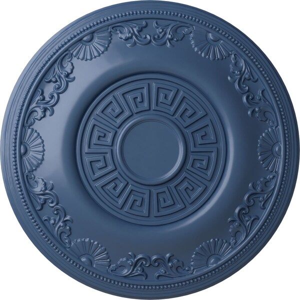 Ekena Millwork Nestor Ceiling Medallion (Fits Canopies up to 5"), Hand-Painted Americana, 25 7/8"OD x 2 1/4"P CM25NEAMF - main
